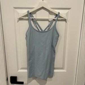 Lululemon Free To Be Tank Nulu Blue Haze Size:6